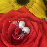 A New Day  earrings sterling silver nickel free faux pearl jewelry New Photo 3