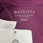 Athleta NWT  Bra Cup Wrap Halter Bikini Top in Velvet Plum Purple Size 34 B/C NEW Photo 7