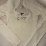 Lea & Viola Long sleeve formal shirt with silver bows  Photo 1