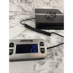 Vintage Mexico Sterling Silver Hinged Bypass Bangle Teardrop Patina Minimal Photo 7