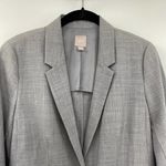 J.Jill  Gray Wool Blazer Suit Jacket 2 Button Single Breasted Womens Size 6 Photo 2