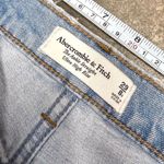 Abercrombie & Fitch  the ankle straight ultra high rise distressed jeans Photo 3