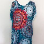 Yincra Blue Red Orange Cover Up Swim Beach Pool Photo 0