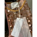 Forte Forte Sequin Embellished Top Rose Gold PINK Womens Size 0 US 2 Photo 5