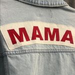 Isabel Maternity by Ingrid & Isabel Light Blue Denim Jacket Size L Photo 5