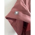 FIGS The FIONx Inala Top features princess seam ribbed collar Size XS Burgundy Photo 2