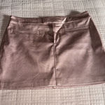 Mango Pink leather skirt  Photo 0
