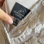 Adrianna Papell  Long Shutter Pleat Shimmer Dress Lace Bodice Womens‎ Size 10 Photo 5