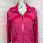 Lululemon  Stride Pink Hoodie Thumb Holes Jacket Size 6 Photo 3