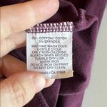 Old Navy  VNeck Long Sleeve TShirt Purple Size Medium Photo 5