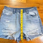 SheIn Women’s 10 30 Comfortable Fit Denim Shorts Western Festival Distressed Photo 2