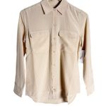 Equipment  Signature Slim Fit Cream Peach Silk Button Up Shirt Size XXS Photo 4
