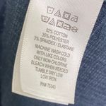 Amaryllis Blue Short Sleeve Flutter Crewneck T Photo 4