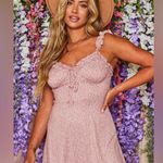 Peach Love California Pretty in Pink Cheetah Slip Dress Pink Strappy Large Photo 1