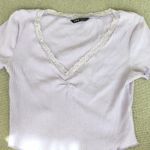 SheIn Cropped Lacey purple top Photo 0