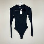Naked Wardrobe  Black Long Sleeve Sculpt Bodysuit XS NEW Photo 2