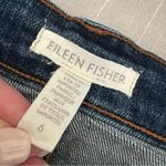 Eileen Fisher Organic Relaxed Straight Leg Cropped Blue Jeans Size 6 Photo 3