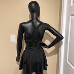 Two pieces Gym Set High Waist Mini Skort Built In Shorts Sport Bea Bustier Top Black Photo 4