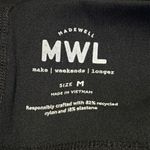 Madewell  Women's‎ MWL Form High-Rise 7" Biker Shorts Medium MD298 Black Photo 4