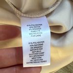 Elie Tahari Ellie Tabari Cream Mock Neck Top Oversized Elegant Gold Zip Pullover Sweater Photo 6