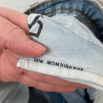 BDG Urban Outfitters mom high rise light wash denim cut off jean shorts size 28 Photo 8