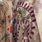 John Mark  Floral Embroidered Blazer with Multicolor Design 100% Rayon NWOT Photo 1