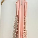 Maria Bianca Nero  Alex V-Neck Sheer Panel Gown Photo 5