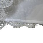 J.Crew  Blouse Top Size 6 White Lace SS Lined Cotton Nylon Blend‎ Womens Photo 5