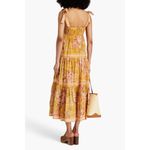 Zimmermann Tie Shoulder Floral Maxi Dress Size 3 L Photo 1