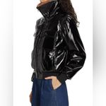 Revolve Mother * Pilot Faux Patent Leather Jacket, Black Size XL New w/Tag Photo 7