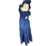 Sea New York Simona Smocked Dress XXS Blue Photo 3