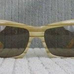 New Divine Eyewear Crush Tan Horn/Amber Sunglasses NWT Women's Photo 0
