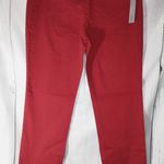 Bandolino  Mandie Red Jeans Size 10 NWT Photo 10