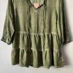 Como vintage Babydoll Top Womens Small Sun Washed Embroidered Forest Fairy Boho Photo 3