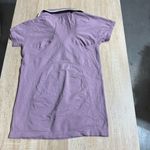 Athleta MOMENTUM SEAMLESS POLO TEE in Mauve Activewear Pickleball Size Small EUC Photo 4