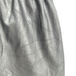 Mimi Chica Black Faux Leather Look Mini Dress Embroidered Lace Hem Size Small Photo 7