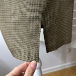 Ecru Vintage Plaid Skirt Photo 3