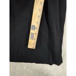 Sundance Cotton Silk Blend Sleeveless A-Line Knit MIdi Dress Black Small Photo 5