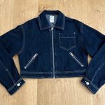 Mistress Rocks  Denim Jacket Cropped Size XS Blue Photo 0