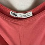 ZARA Coral Spaghetti Strap Ankle Length Cami Slip Sundress Size Small Summer Photo 2