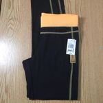 Energie New Women’s  Leggings Stretchy Soft Black/Light Orange Size Medium Photo 5