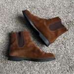 Tod's  Suede Brown Ankle Boots Womens low heel size 37 Photo 8