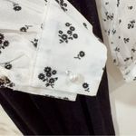 J.ING Jing Black Velvet with Sheer Sleeve Midi Dress Size L NWT Size L Photo 6