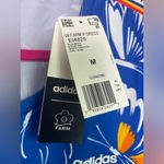 Farm Rio NWT X Adidas Blue Butterfly Athleisure Short Sleeve T-Shirt Dress M Photo 4