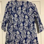 OP Ocean‎ Pacific Hawaiian leaf pattern blouse with crochet detailing size L 12-14 Photo 6