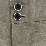 Banana Republic  linen blend olive army green 10 inch shorts casual 4 neutral Photo 3