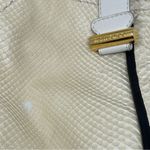 Jimmy Choo  Authentic Python Snakeskin Hobo Bag Buttercream Ivory Shoulder bag Photo 4