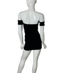 Olivaceous  off shoulder bodycon knit mini dress Medium‎ Photo 2