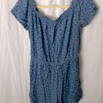 Rewind : Denim Blue Floral Romper- M Photo 8