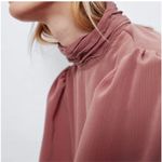 ZARA BACK NECKLINE CROP TOP Blouse Long Sleeves Size L NEW Photo 6